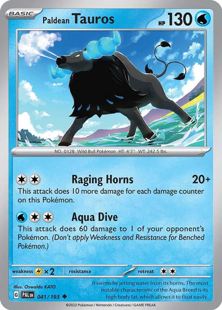 Paldean Tauros #41