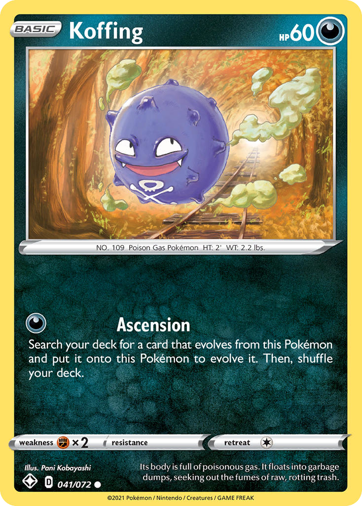 Koffing Shining Fates 41