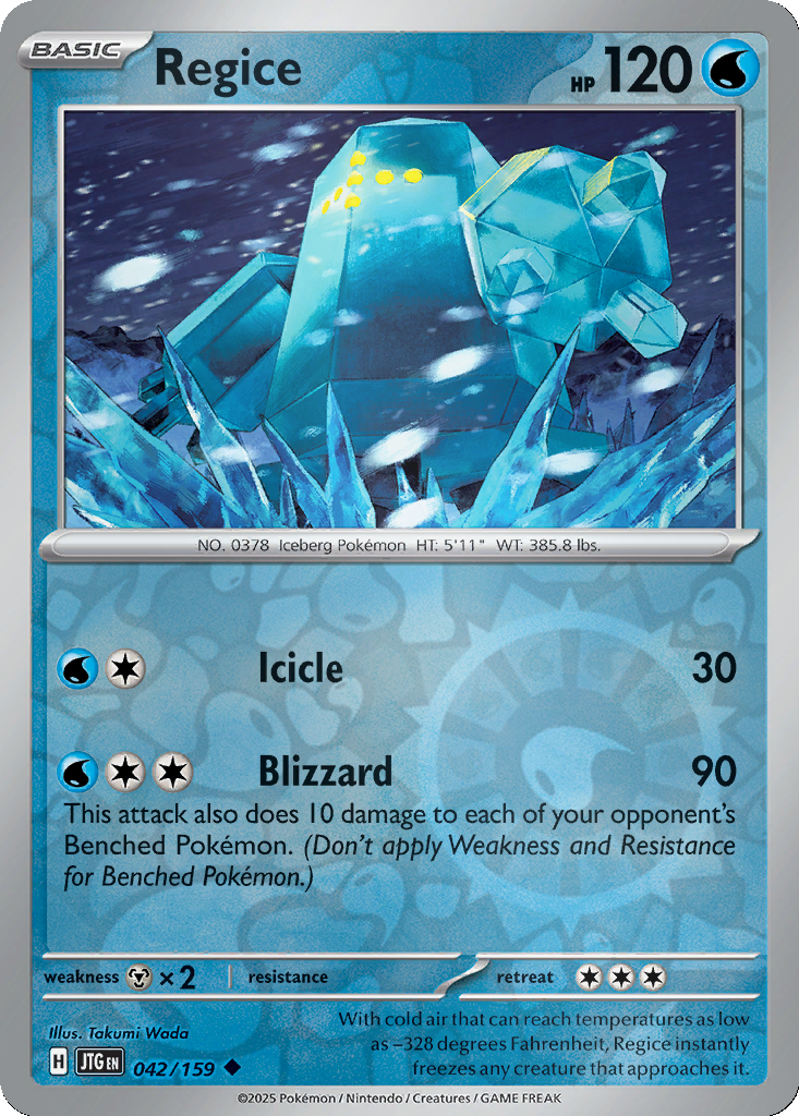 Regice [Reverse Holo] #42