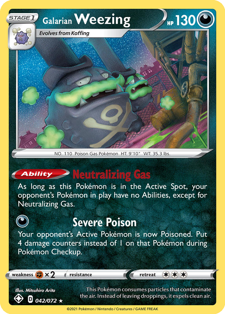 Galarian Weezing [Holo] #42