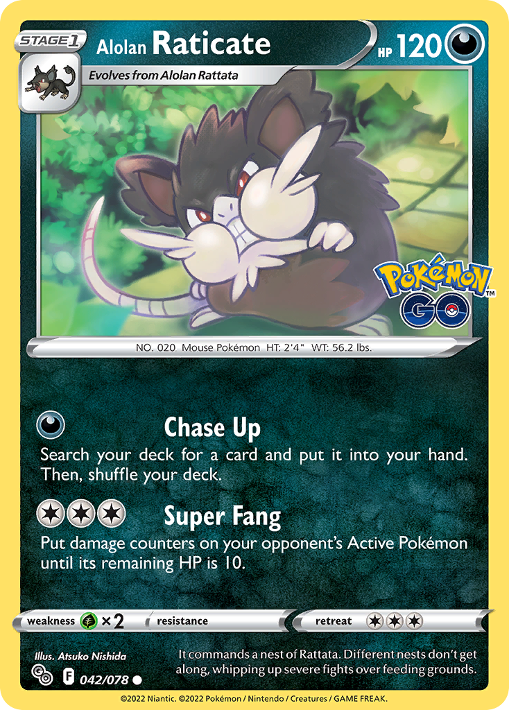 Alolan Raticate Pokémon GO 42