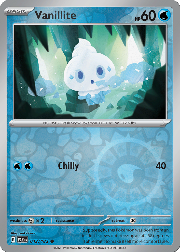 Vanillite [Reverse Holo] #43