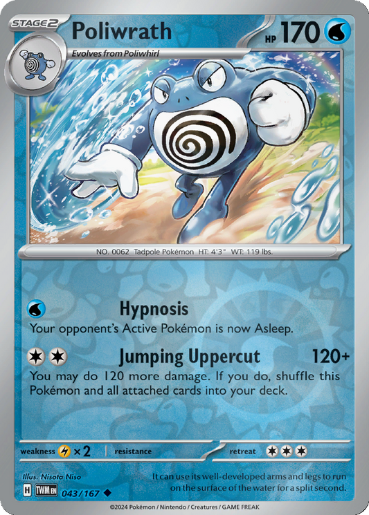 Poliwrath [Reverse Holo] #43