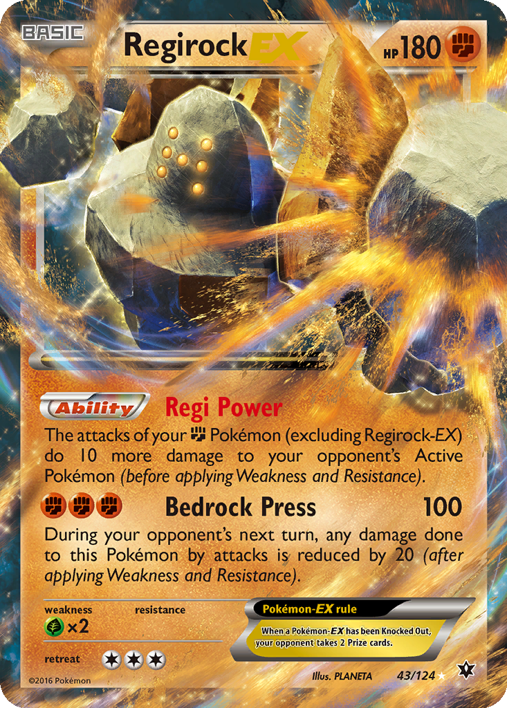 Regirock EX #43