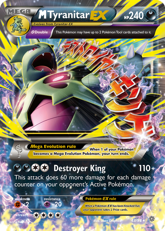 M Tyranitar EX #43