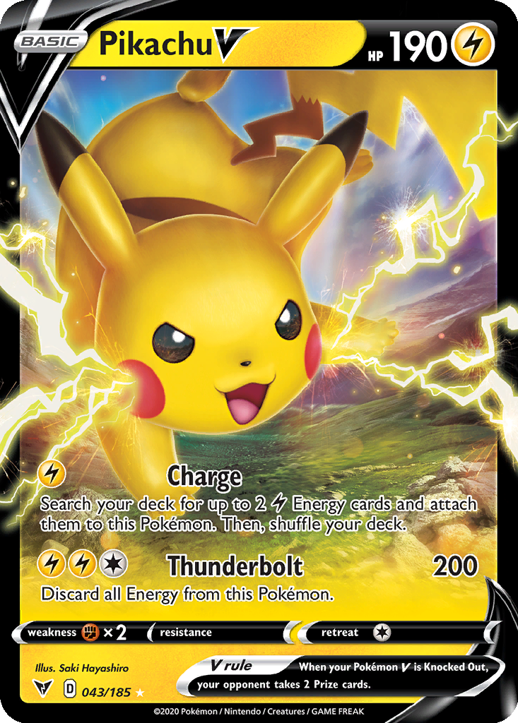 Pikachu V #43