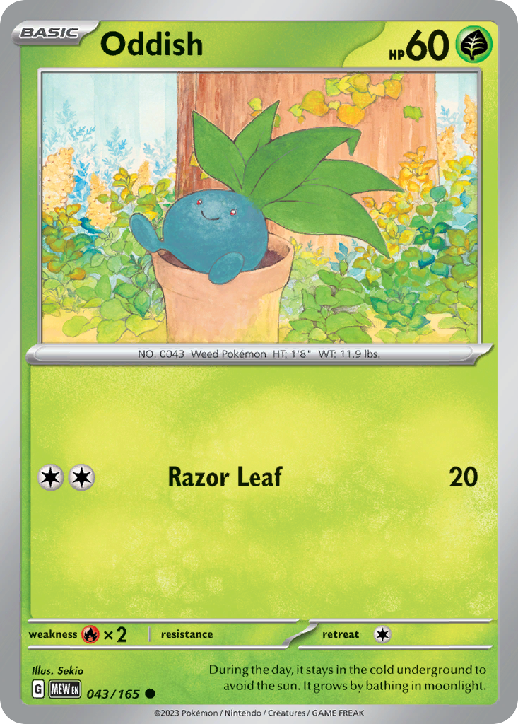 Oddish 151 43