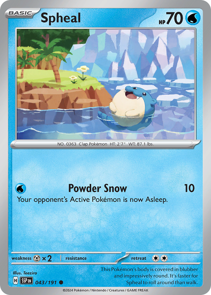 Spheal Surging Sparks 43