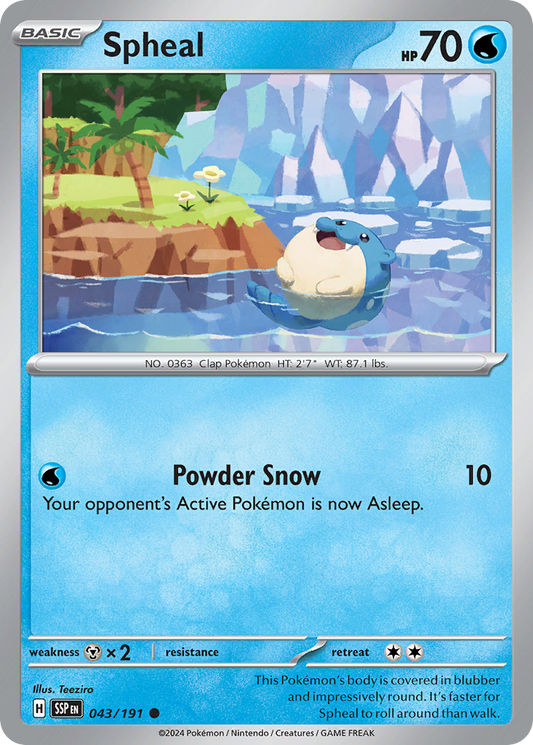 Spheal Surging Sparks 43