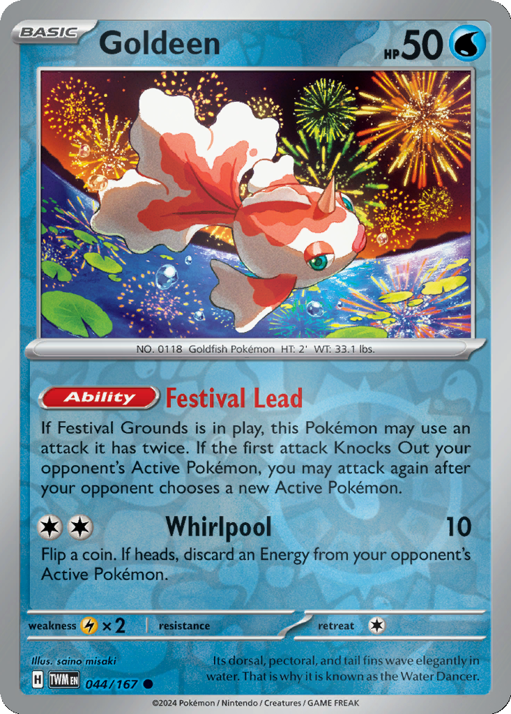 Goldeen [Reverse Holo] #44