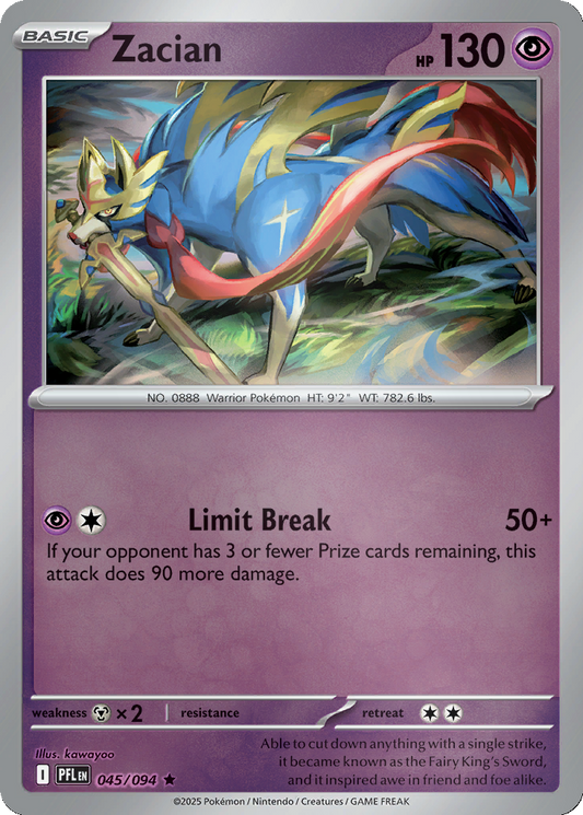 Zacian [Reverse Holo] #45