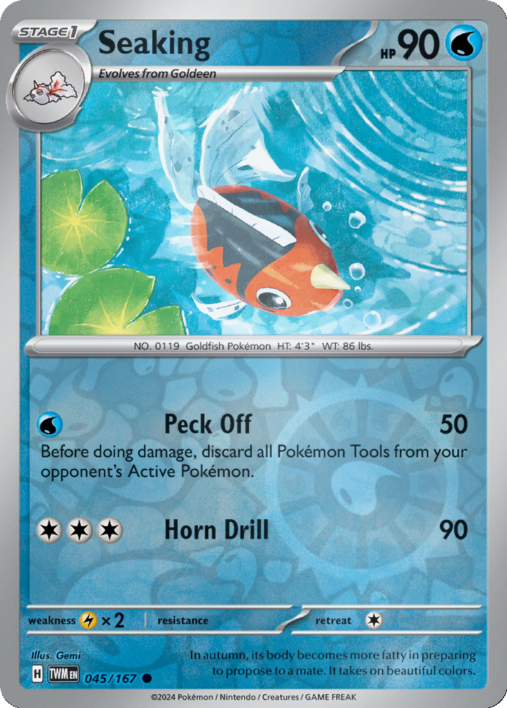 Seaking [Reverse Holo] #45