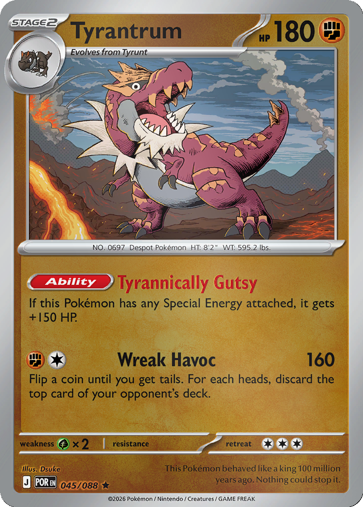 Tyrantrum [Reverse Holo] #45