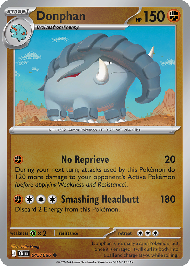 Donphan [Reverse Holo] #45