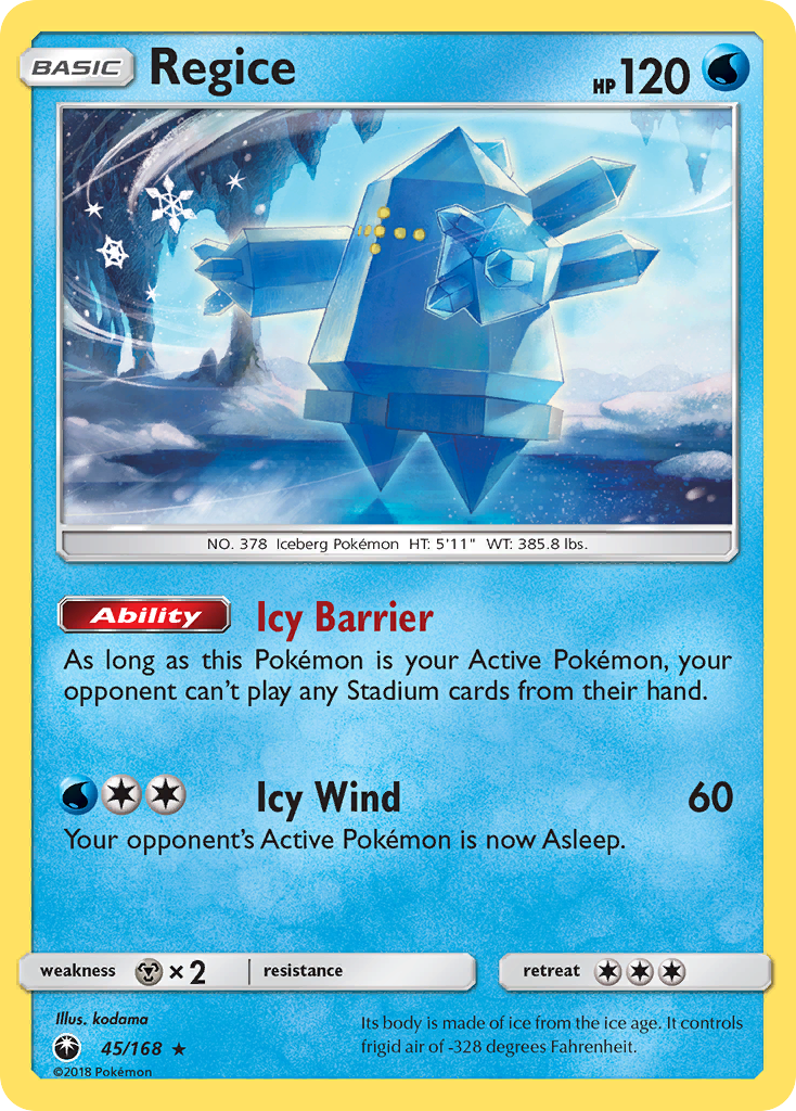 Regice Celestial Storm 45