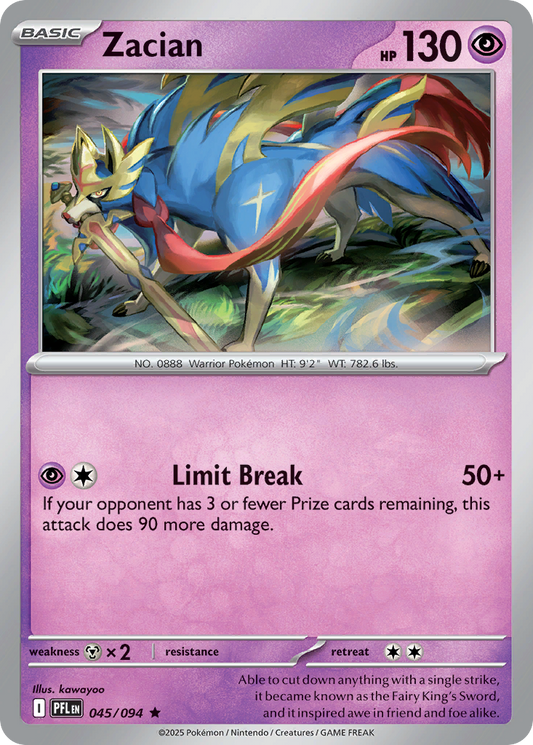 Zacian Phantasmal Flames 45