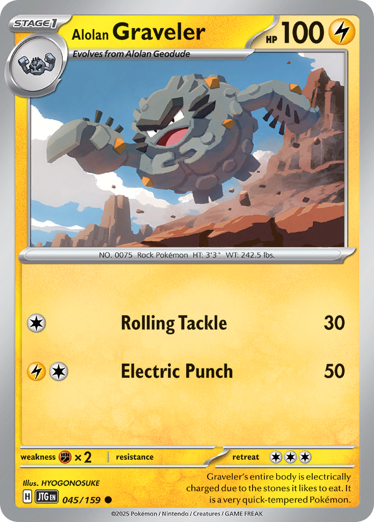 Alolan Graveler Journey Together 45