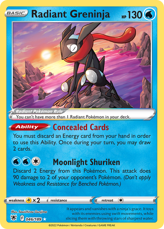 Radiant Greninja Astral Radiance 46