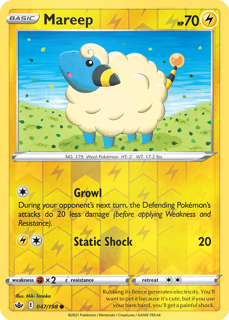 Mareep [Reverse Holo] #47