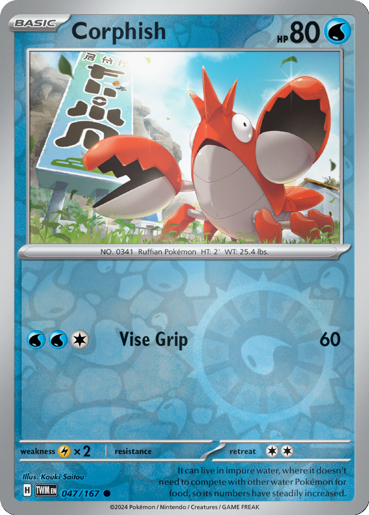Corphish [Reverse Holo] #47