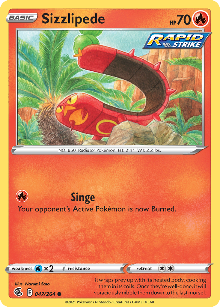 Sizzlipede Fusion Strike 47