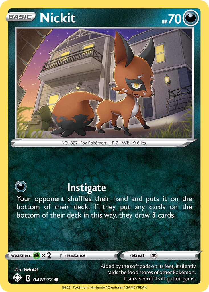 Nickit Shining Fates 47