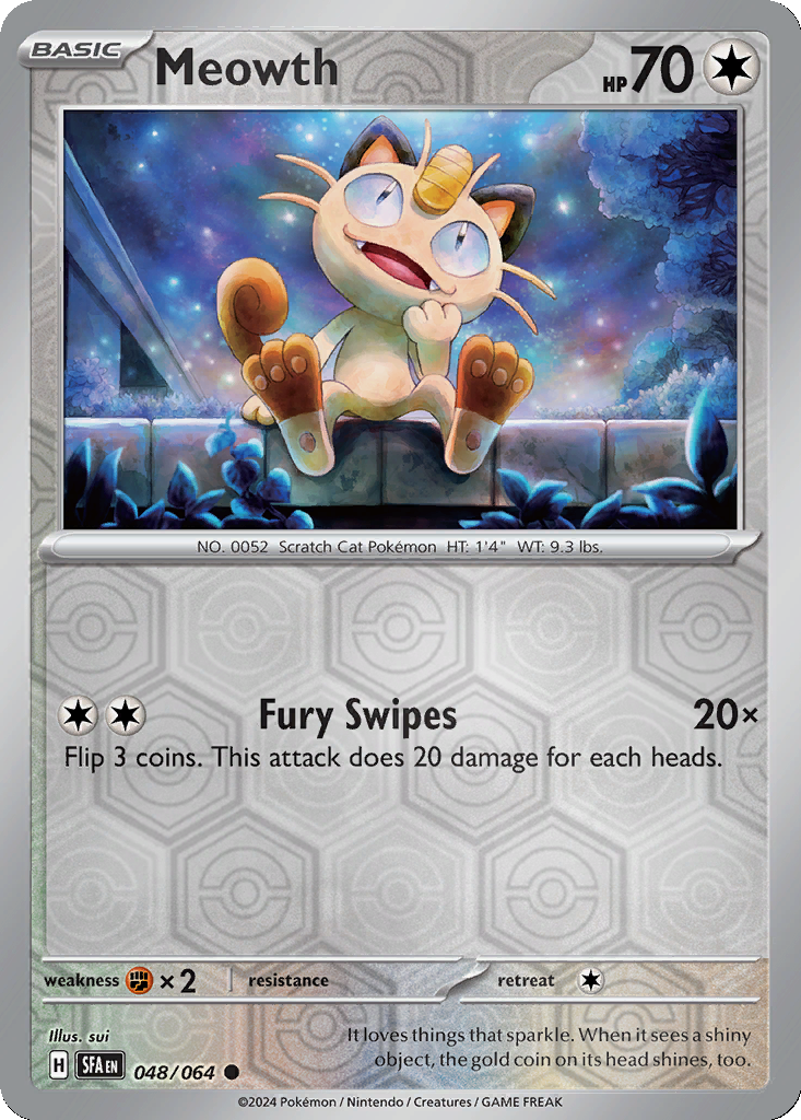 Meowth [Reverse Holo] #48