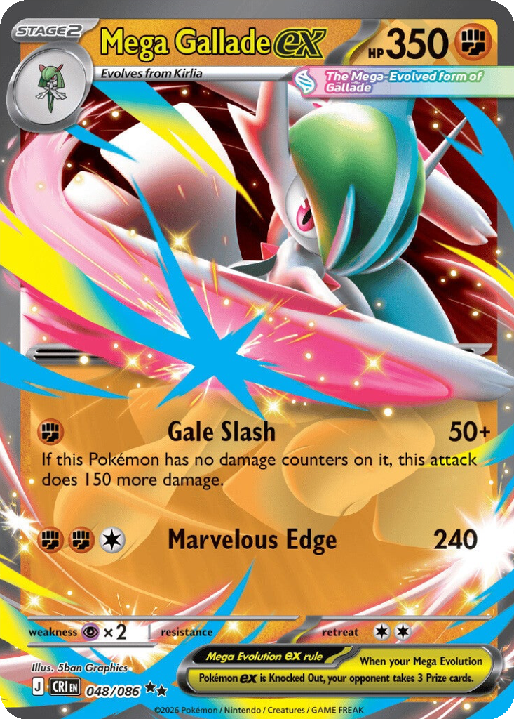 Mega Gallade ex #48