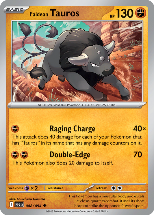 Paldean Tauros #48