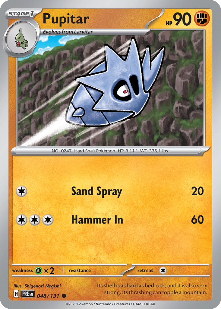 Pupitar Prismatic Evolutions 48