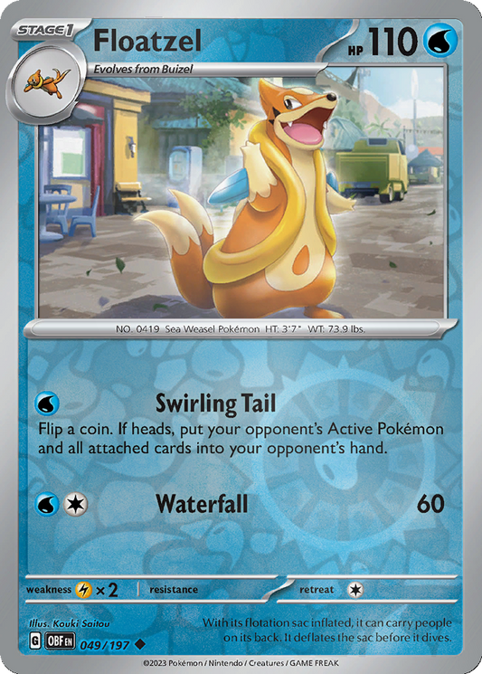 Floatzel [Reverse Holo] #49