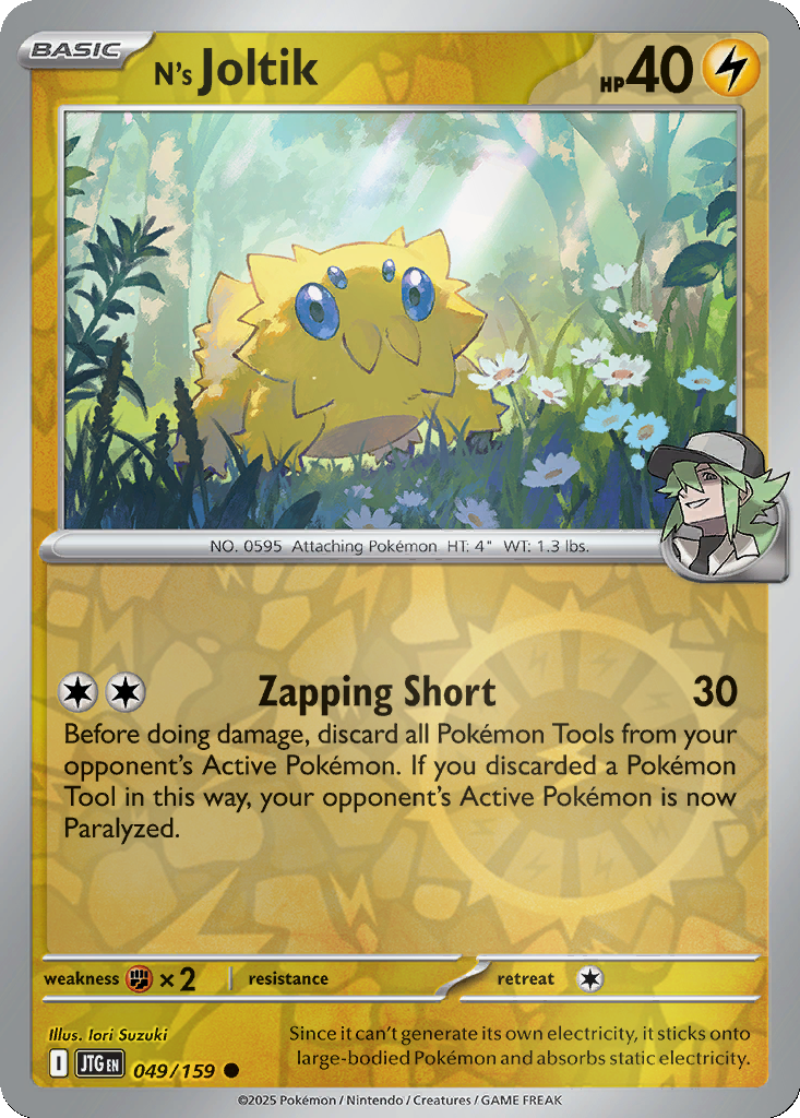 N's Joltik [Reverse Holo] #49