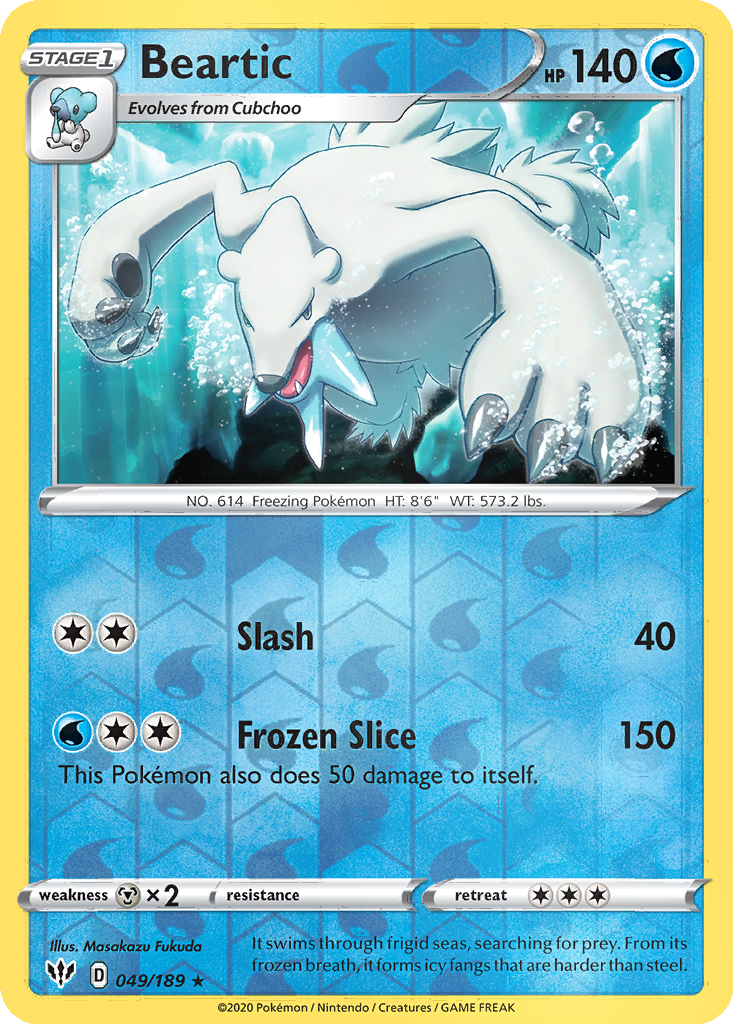 Beartic [Reverse Holo] #49