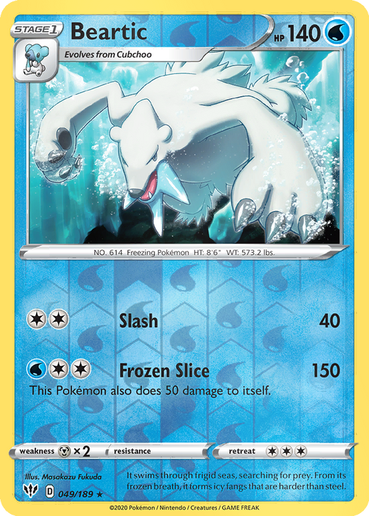 Beartic [Reverse Holo] #49