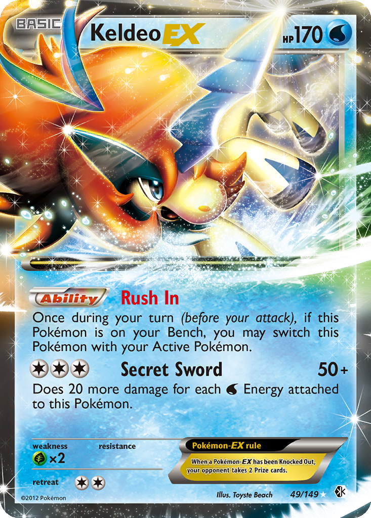 Keldeo EX #49
