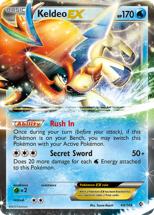 Keldeo EX #49