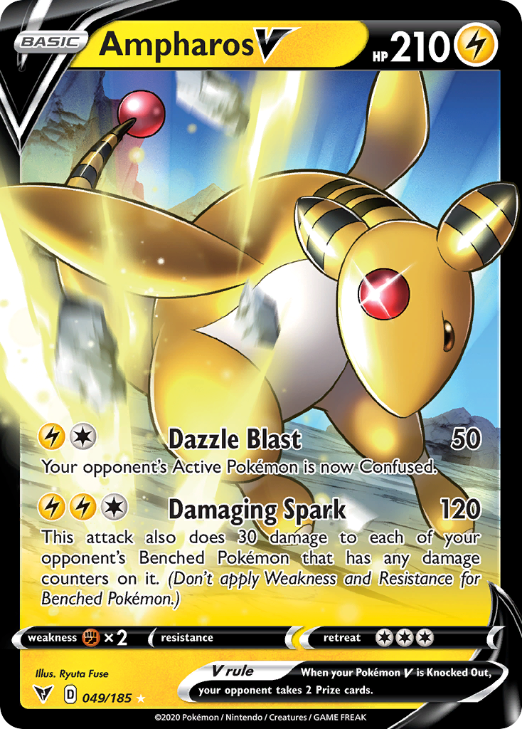 Ampharos V Vivid Voltage 49