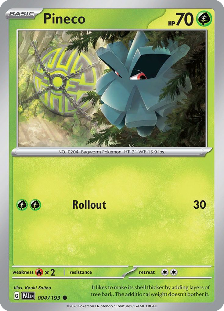 Pineco Paldea Evolved 4