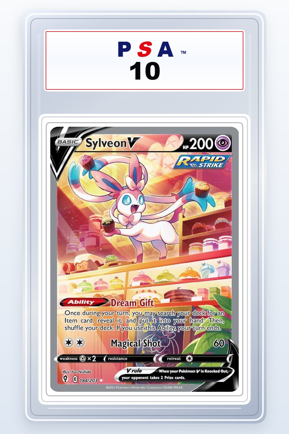 Sylveon V #184 PSA 10