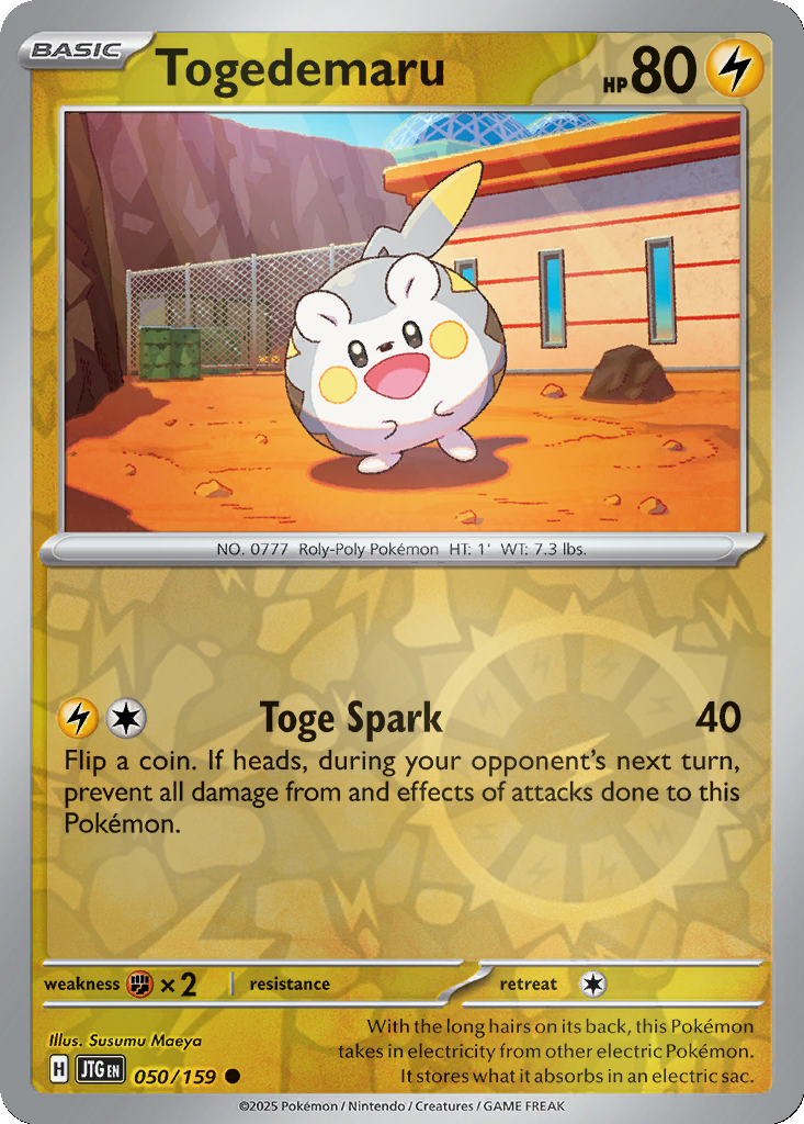 Togedemaru [Reverse Holo] #50