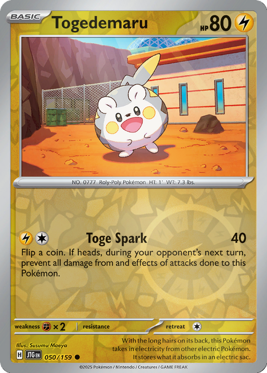 Togedemaru [Reverse Holo] #50