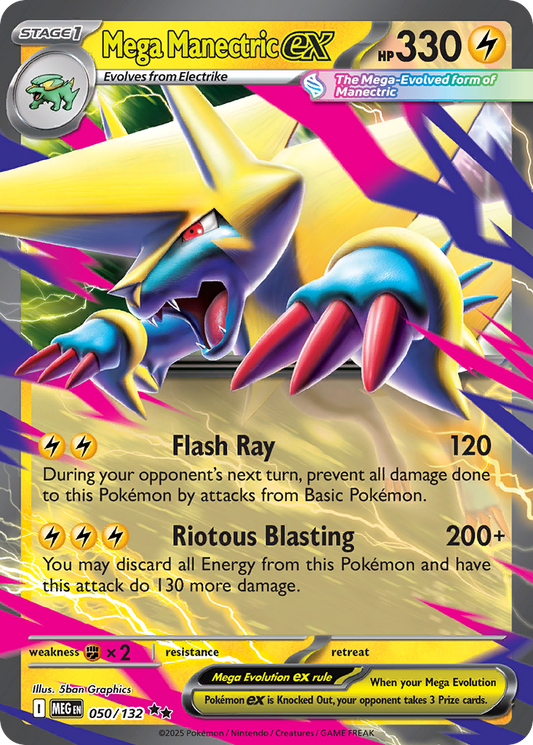 Mega Manectric ex #50