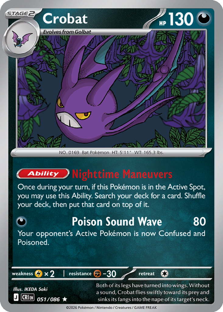 Crobat [Reverse Holo] #51