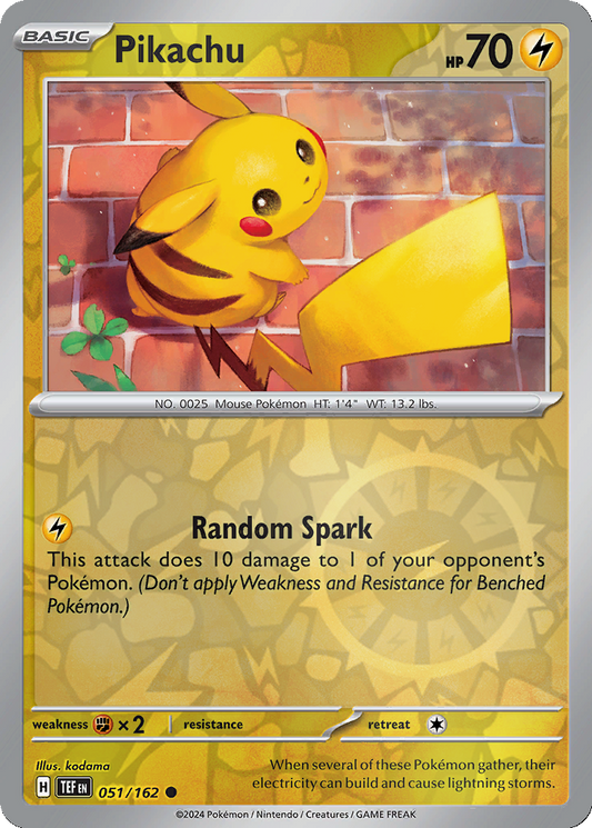 Pikachu [Reverse Holo] #51