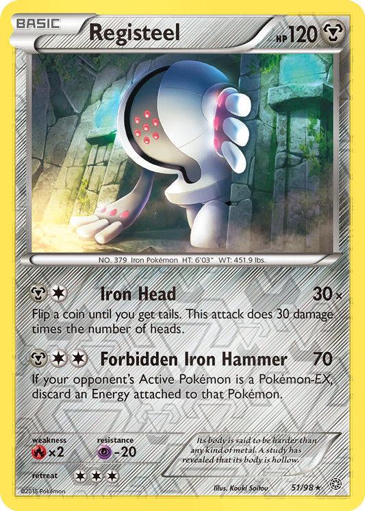 Registeel [Reverse Holo] #51