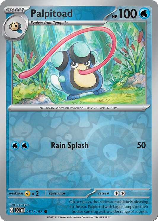 Palpitoad [Reverse Holo] #51