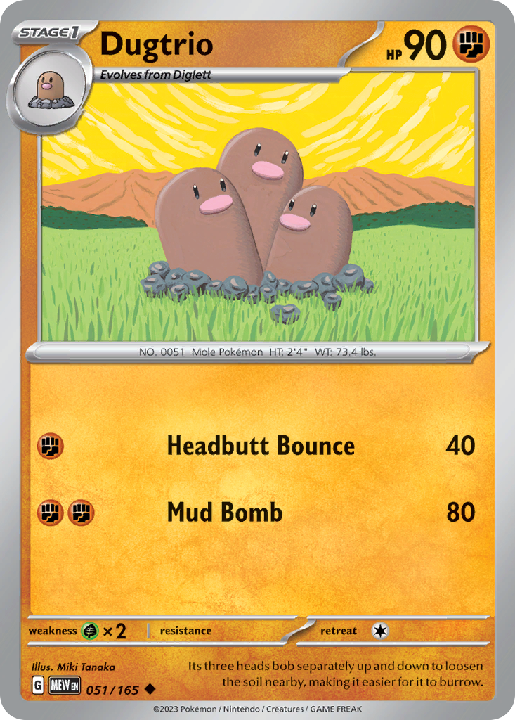 Dugtrio #51