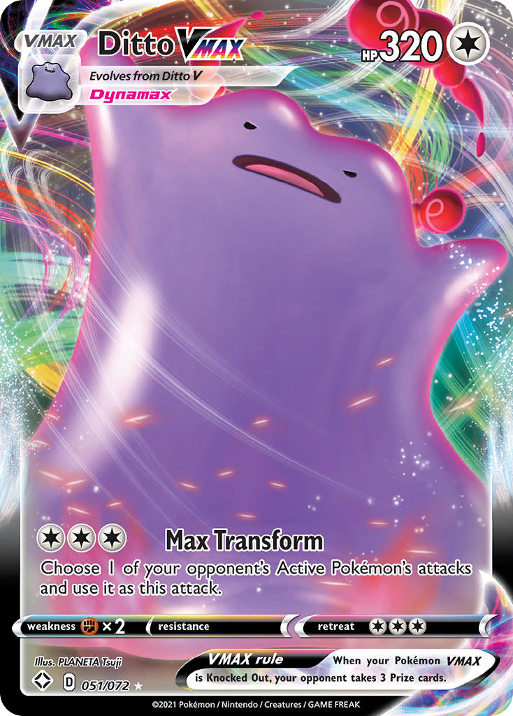 Ditto VMAX Shining Fates 51