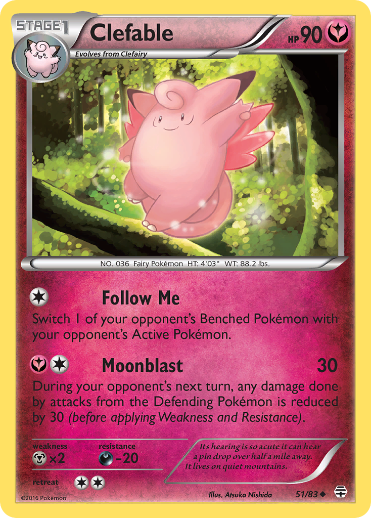 Clefable Generations 51