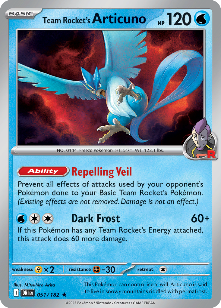 Team Rocket's Articuno Destined Rivals 51